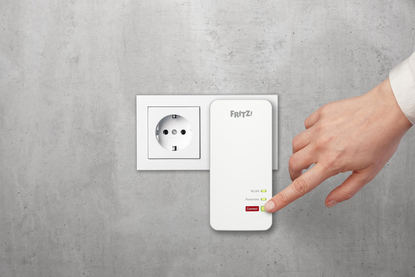 FRITZ!Powerline 1240 AX WLAN Set (Gigabit-Powerline mit Wi-Fi 6, WLAN-Access Point, ideal für Media-Streaming, HD-Videos, Internet-TV, 1.200 MBit/s, deutschsprachige Version)